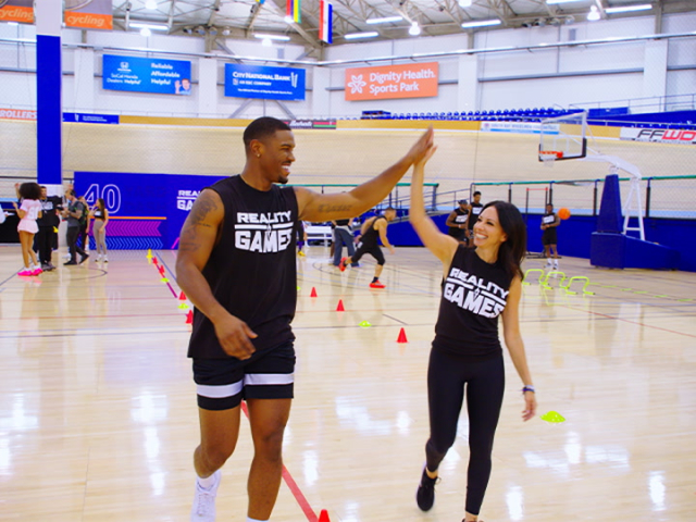 Reality TV Stars Show Off Athletic Skills For Reality Games Combine